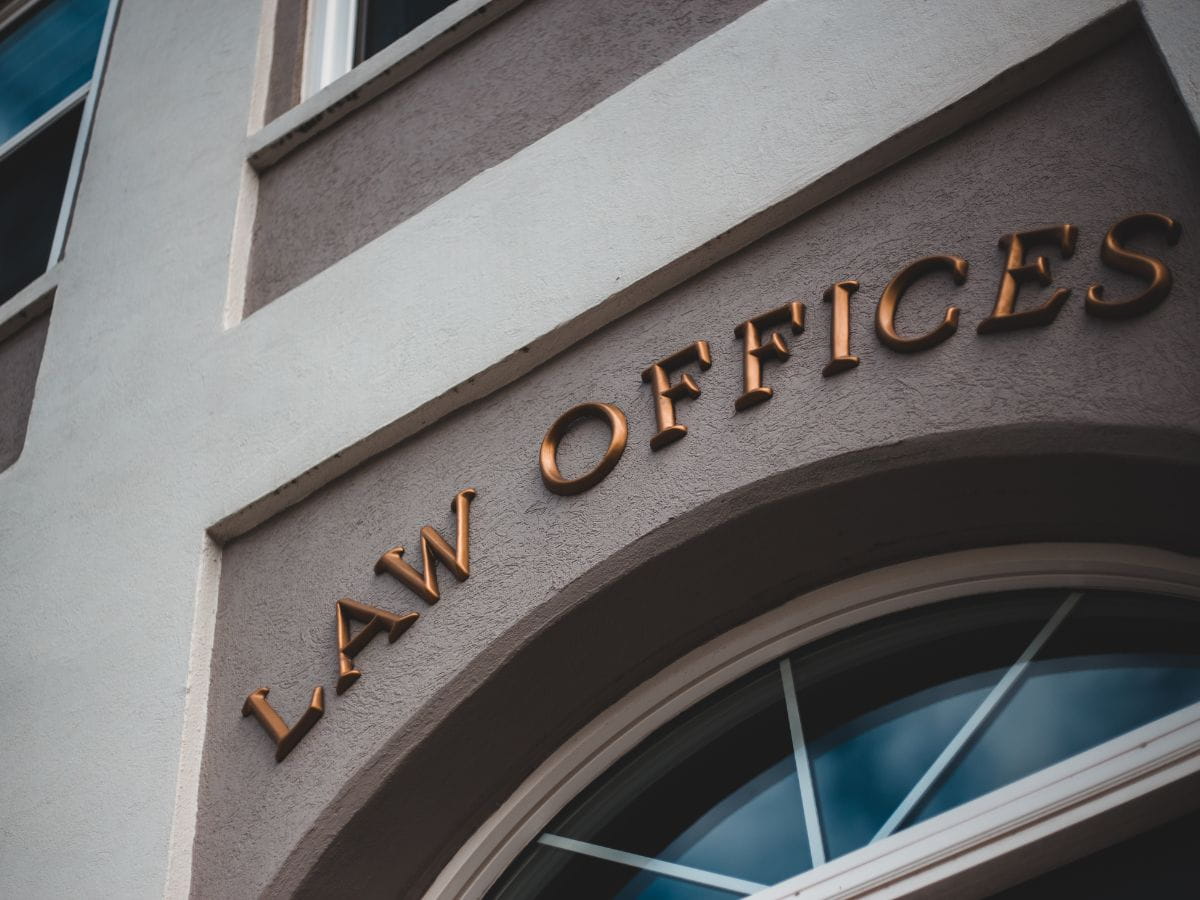 front of law office building